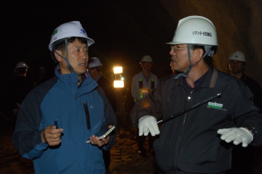 수인선 수원역 공사현장