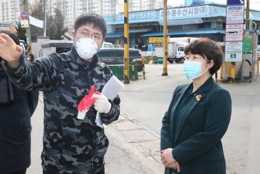 2.27 농수산물시장 도로사업 관련 현장방문