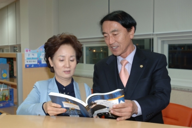 지혜샘 도서관 개관식