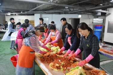 매탄4동 사랑의 김장담그기