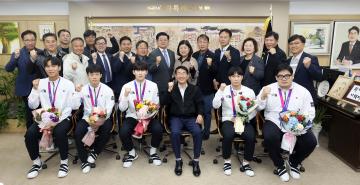 20231020 항저우 아시안게임 선수들 격려