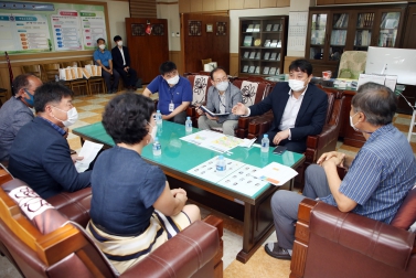 20210729 명인중 통학로 안전 간담회