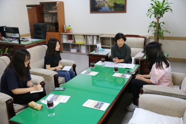 경기일보 학생 기자와의 인터뷰