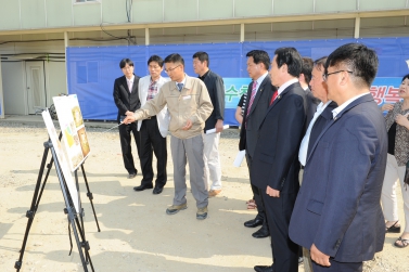 지역구 관내 SK아트리움  건설현장 방문