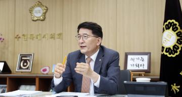 20220803 김기정 의장 의회소식지 인터뷰