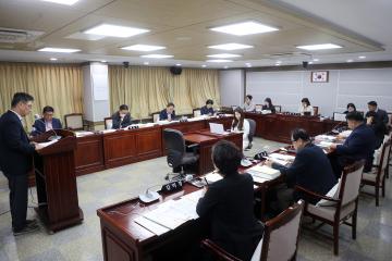 20240613 도시환경위원회 2023회계연도 결산 및 예비비 지출승인안, 2024년도 제1회 추경 예산안 예비심사 등