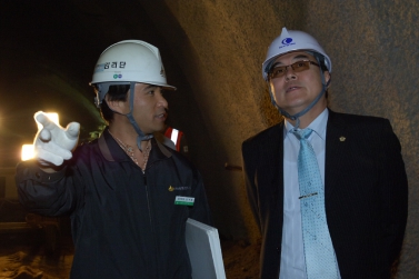 수인선 수원역 공사현장