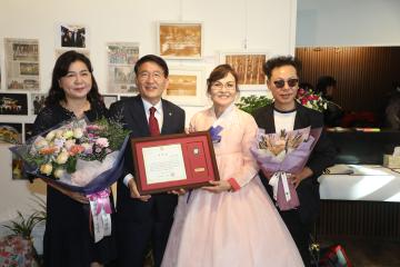 20221008 YON LINE 기자 수원방문 환영식