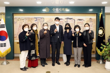 20211130 어린이집연합회 임원진 내방