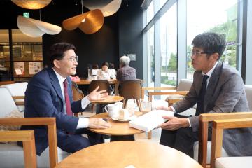 20220831 평택시의회 유승영 의장 차담