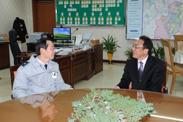 설맞이 기동대 방문 격려