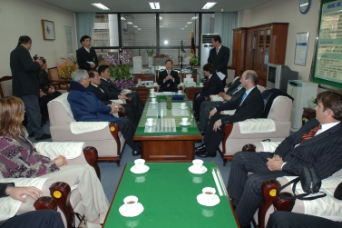 스페인 태권도대회 대표단 접견(2005.12.7)