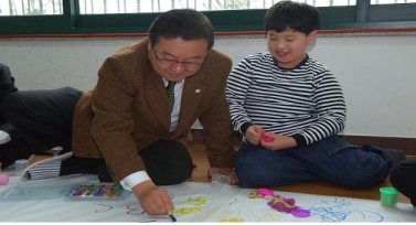 오목천동 장애인보호시설방문