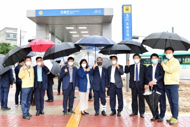 8.3 개통 전 수인선 열차 시승식