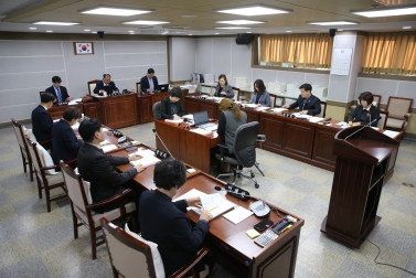 기획경제위원회2018년도 주요업무 추진실적 보고 청취 