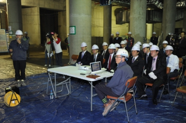 지하철 수원시청역사 공사 현장 방문