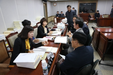 안전교통건설위원회 예산안심사 