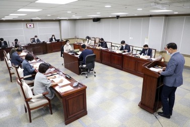 20211013 문화체육교육위원회 주요업무 추진실적 보고 청취 및 행정사무감사 계획서 작성