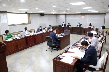 20210903 제361회 임시회 문화체육교육위원회 조례안 등 안건심사 및 의결 