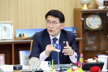 20220927 김기정 의장 경인신문 김중택 국장 차담