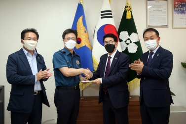 9.24 기관 및 사회복지시설 격려 방문  