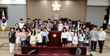 주민참여예산 청소년위원회 의회 견학