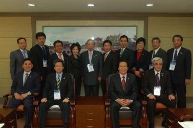일본 후쿠이시 방문단 접견