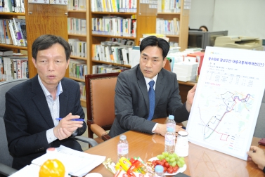 4.25 매탄-광교 버스노선 간담회 