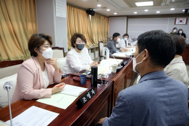 20210902 제361회 임시회 복지안전위원회 추가경정예산안 예비심사 