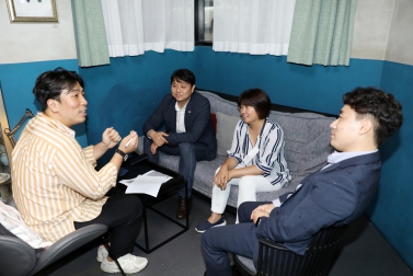 7.29 조석환 의장 경기일보 유튜브 촬영