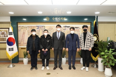 20220104 전국대학생위원장 내방