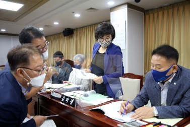  20210902 제361회 임시회 도시환경위원회 추가경정예산안 예비심사  