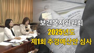 보건복지위원회 2024회계연도 결산 및 예비비 지출 승인안 및 2025년도 제1회 추가경정예산안 심사